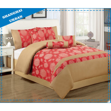 3 PCS poliéster Jacquard Duvet Cover (Set)